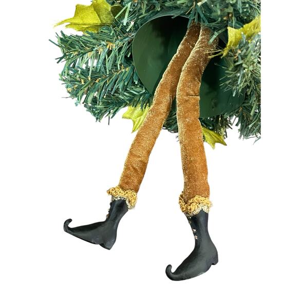 Department 56 Whimsical Christmas Tree Santa Claus Woodsy Elf Saxophone Rare 14" - Picture 7 of 14